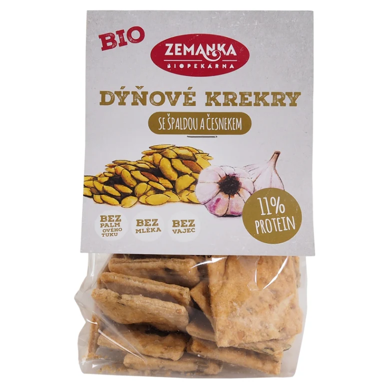 KRAKERSY AUX GRAINES DE DYNI ET GINGEMBRE BIO 100 g - ZEMANKA