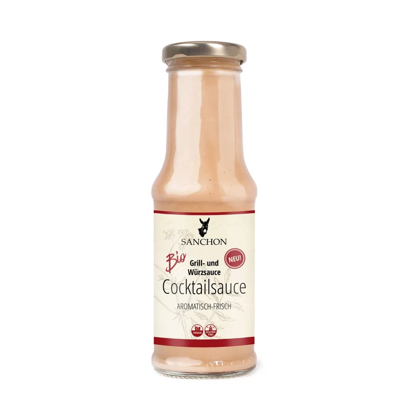 Sauce cocktail sans gluten BIO 210 ml - SANCHON