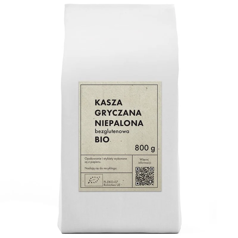 Ungerösteter glutenfreier Buchweizen BIO 800 g - THE PLANET