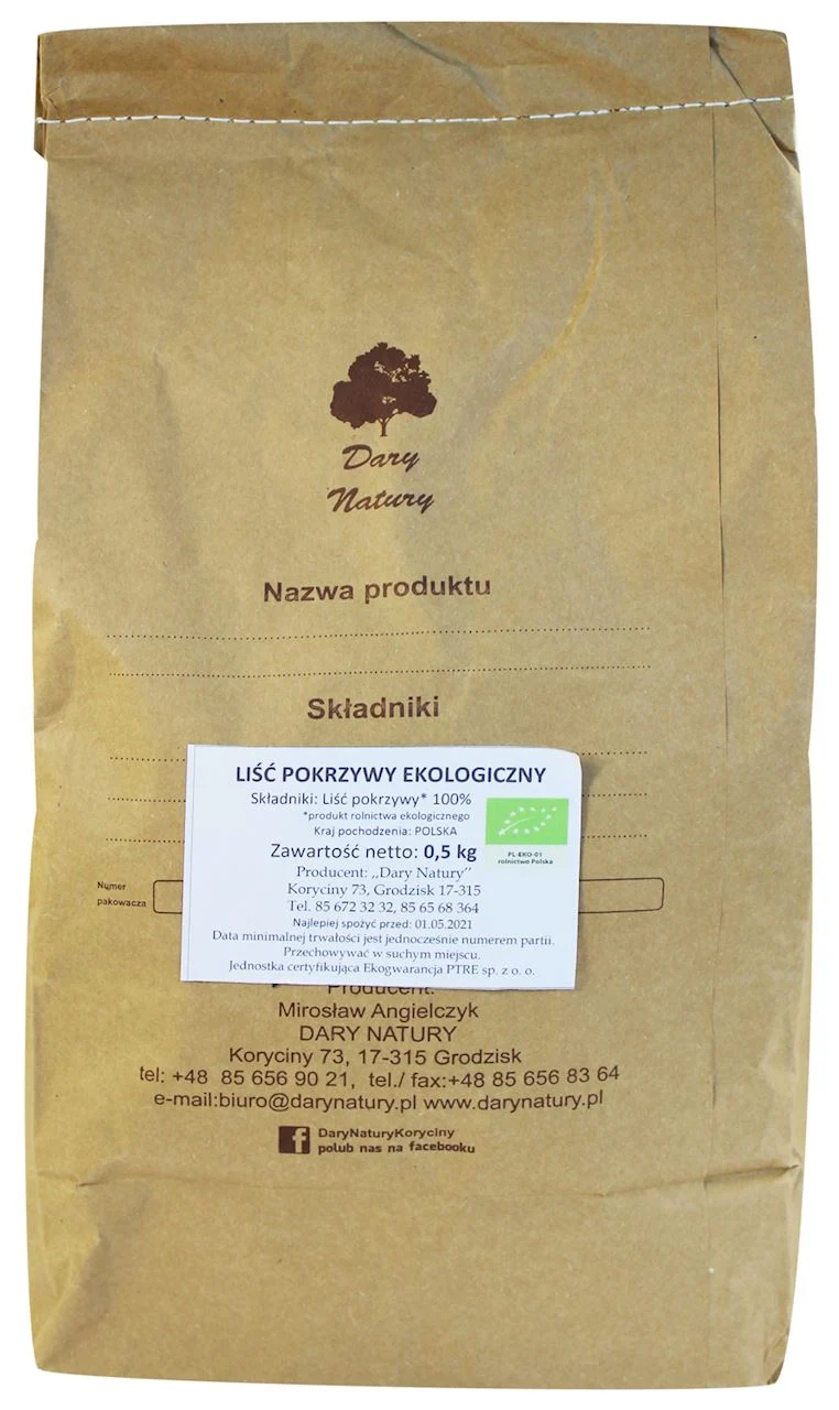 THÉ DE FEUILLES D'ORTIE BIOLOGIQUE 500 g - HORECA (DON DE LA NATURE)
