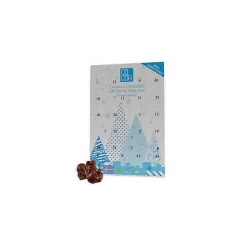 COCOA ADVENTURE CALENDRIER CHOCOLAT SANS ADDITION DE SUCRE BIO 180 g - COCOA