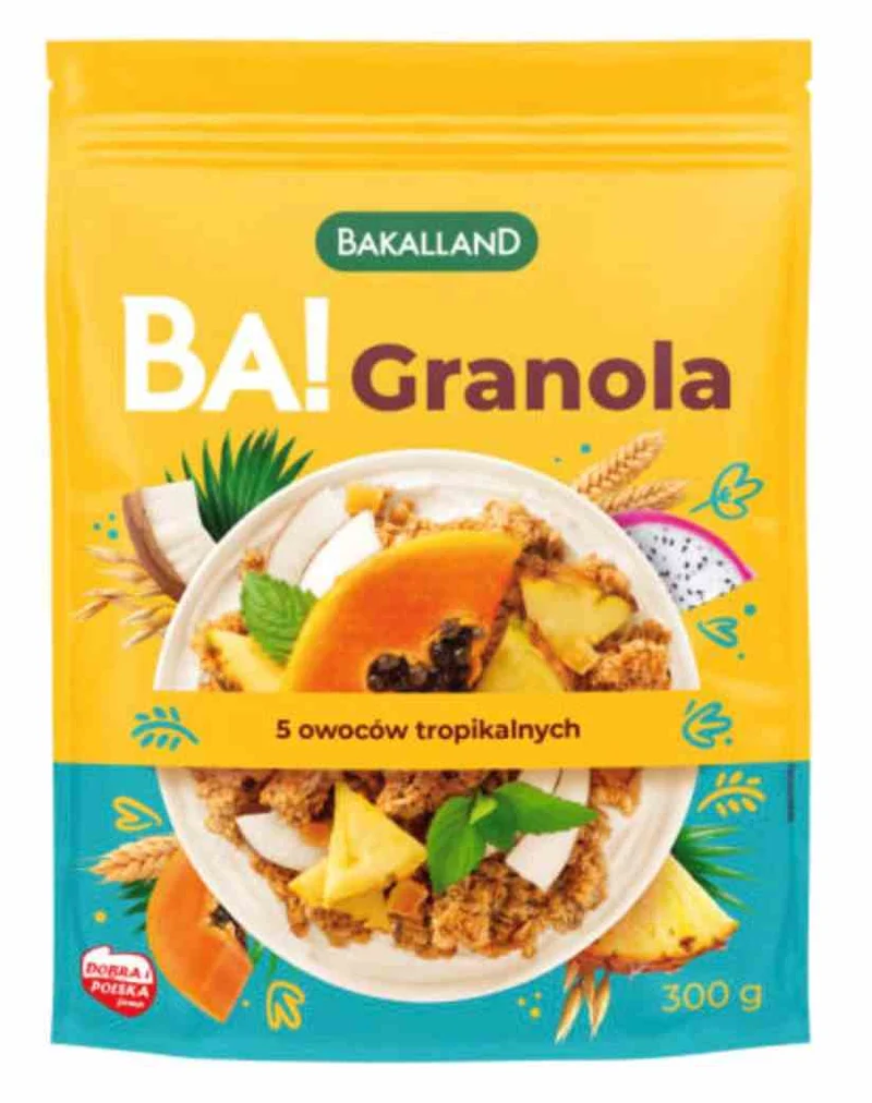 Bakalland BA! Granola 5 tropische Früchte 300 g