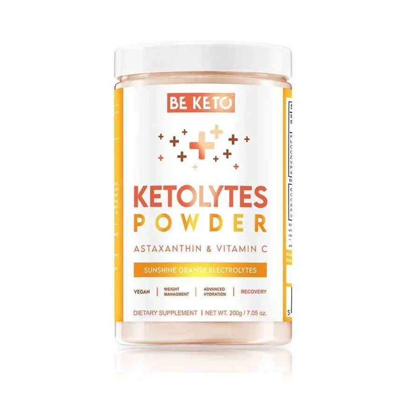 BeKeto Electrolytes Ketolytes Powder - Sunshine Orange 200g