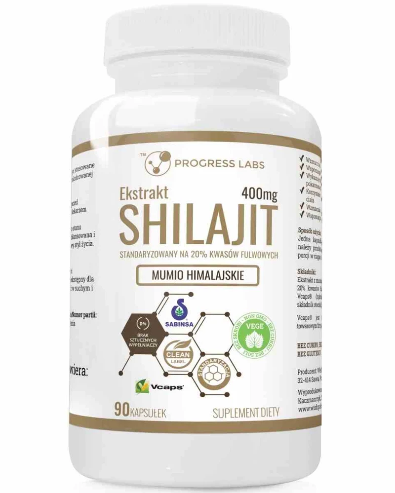 Fortschritt Labs Mumio Shilajt Extrakt 90 Kapseln
