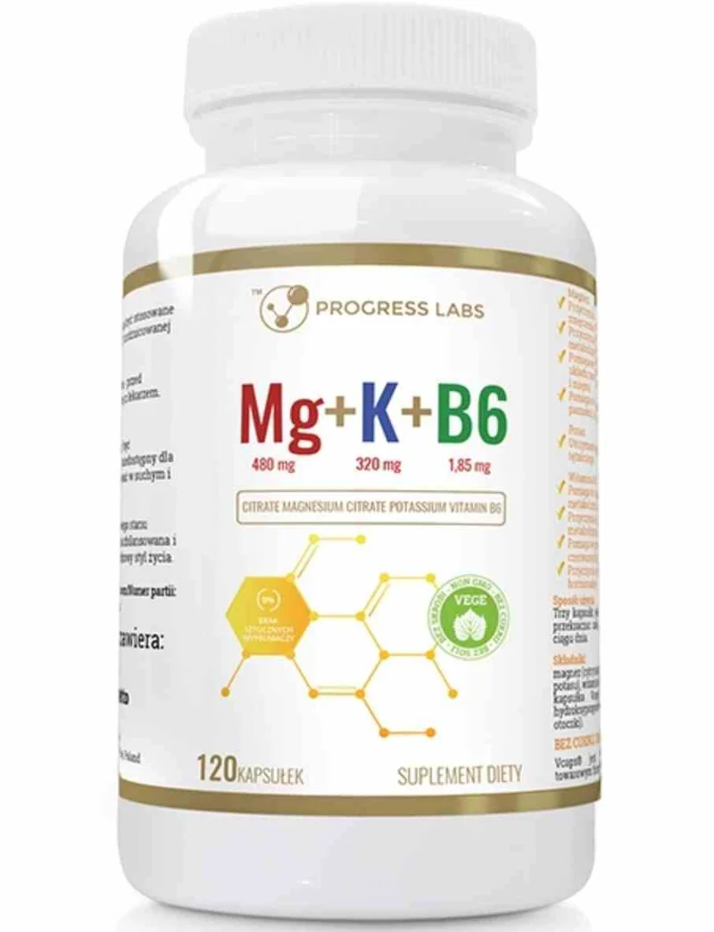 Fortschritt Labs Mg+K+Vit B6 120 Kapseln