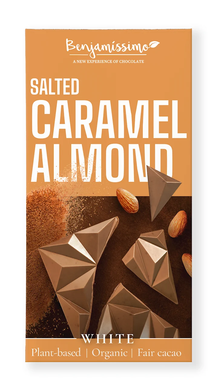 BIO 60 g - BENJAMISSIMO CARAMEL DOUX SANS NOIX - ALMonds BIO 60 g - BENJAMISSIMO