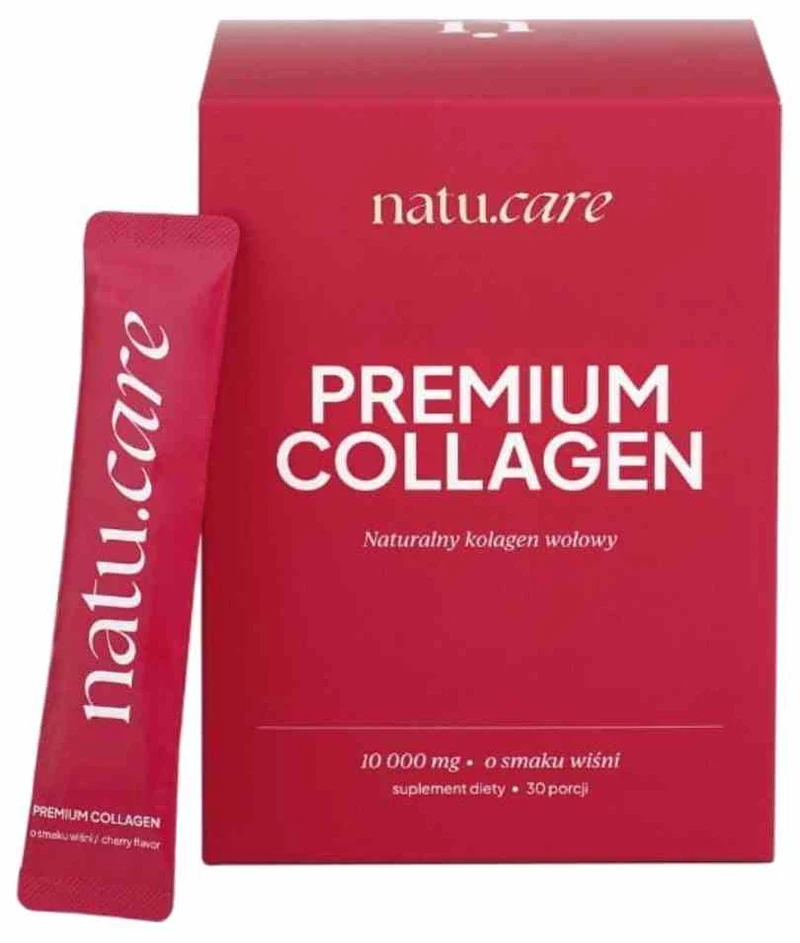 Natu.care Premium Kollagen 10000 mg Kirschgeschmack 30 Portionsbeutel