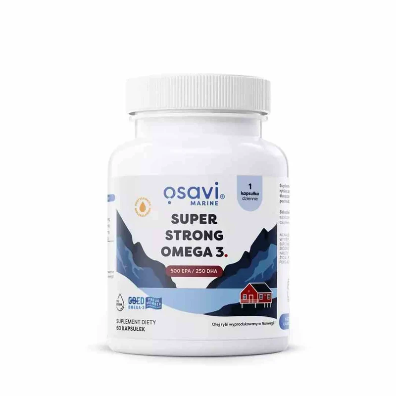 Osavi Super Strong Omega 3 500 mg EPA 250 mg DHA 60 Weichkapseln
