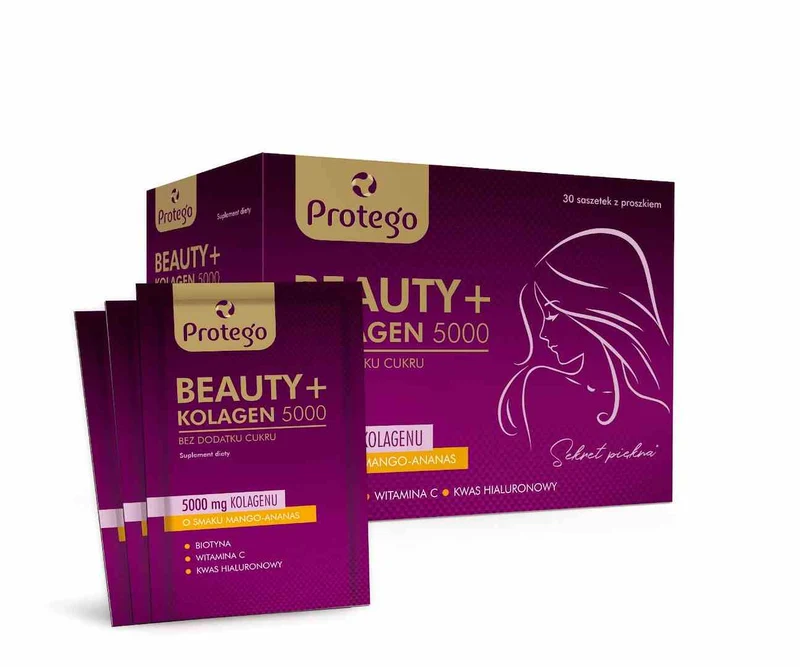 Protego Beauty+ Collagen mit Mango-Ananas-Geschmack 30 Portionsbeutel