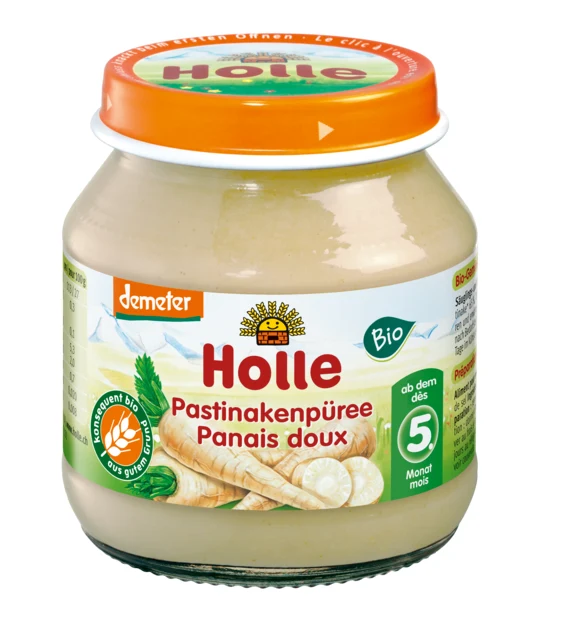 PATE DE PASTERNUTE SANS SUCRE DE 5 MOIS DEMETER BIO 125 g (bocal) - HOLLE