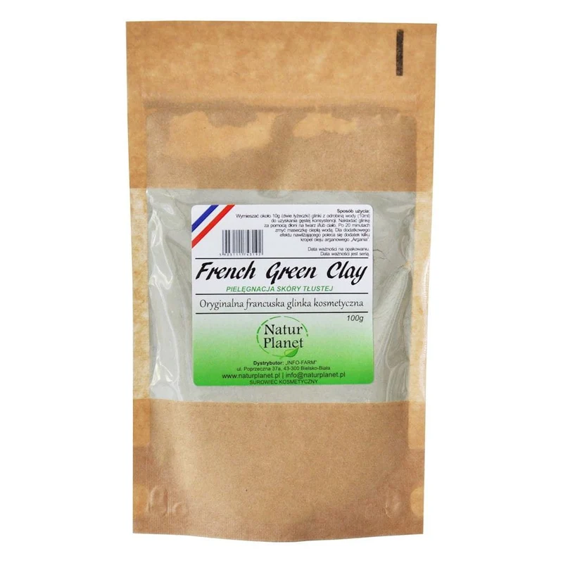 Argile originale française - verte 100g NATUR PLANET