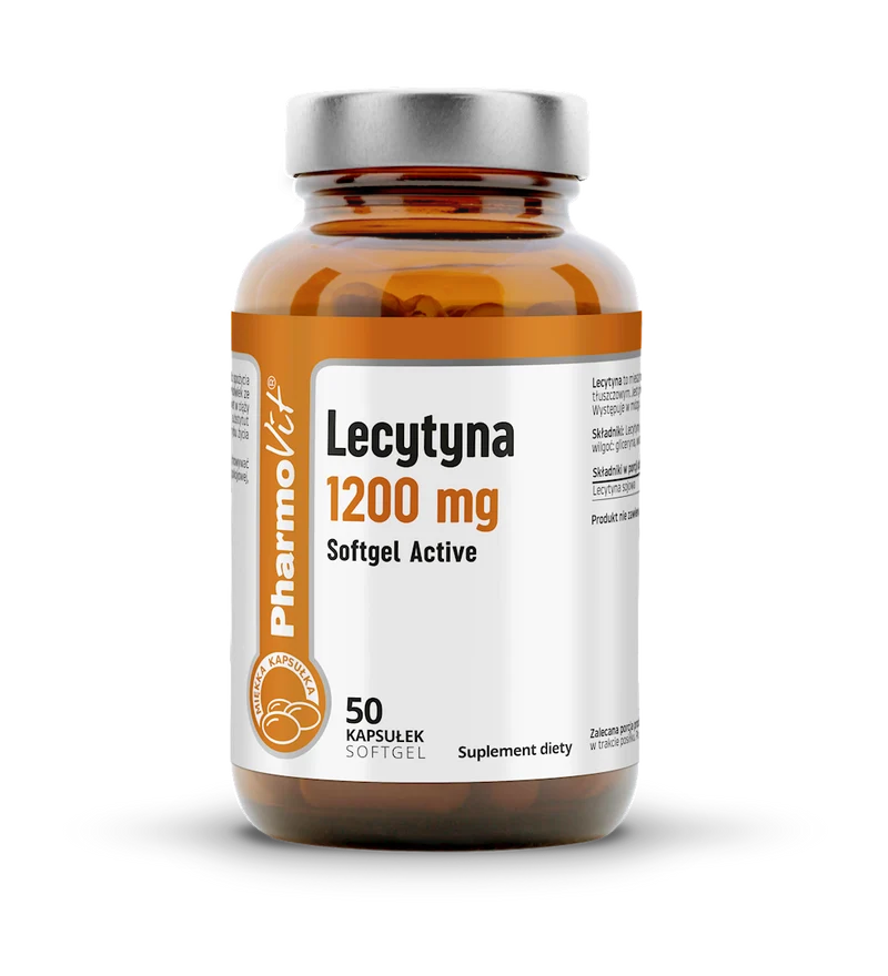 Glutenfreies Lecithin (1200 mg) 50 Kapseln - PHARMOVIT