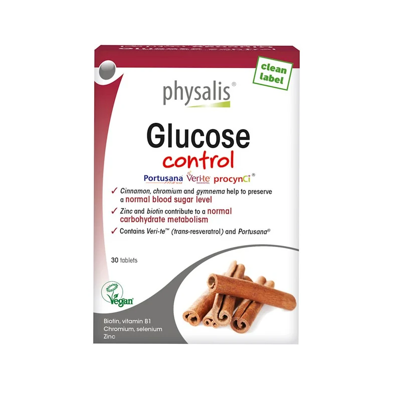 GLUCOSE CONTROL TABLETS 30 Stk. - PHYSALIS