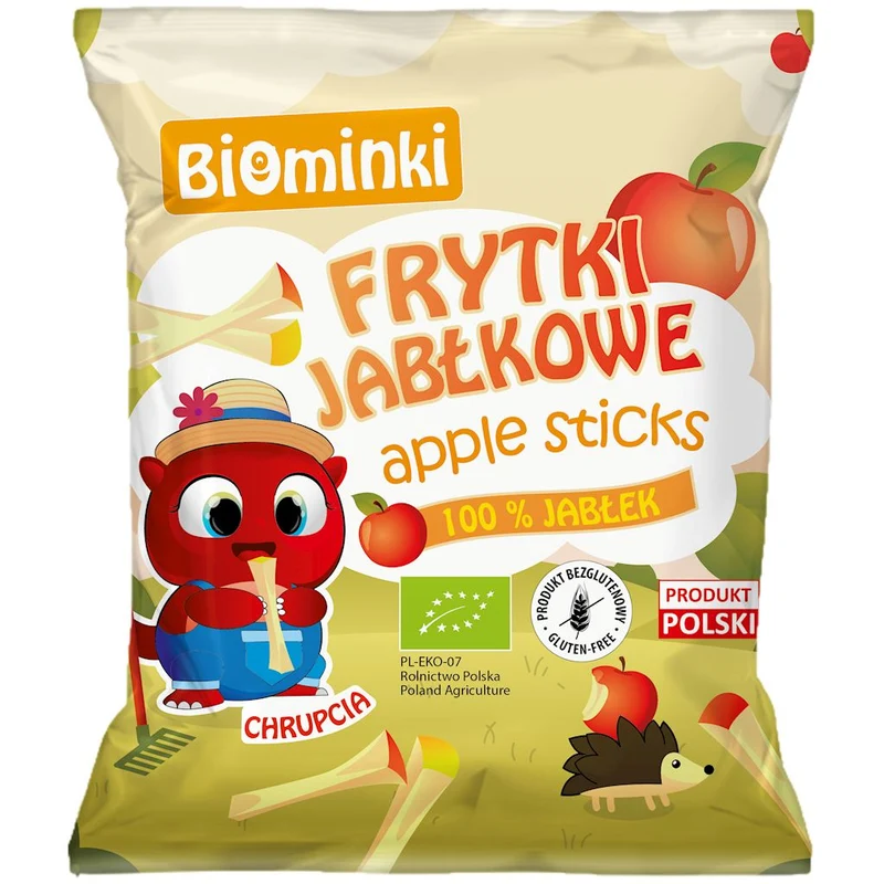 Glutenfreie Apfelküchlein BIO 40 g - BIOMINKI