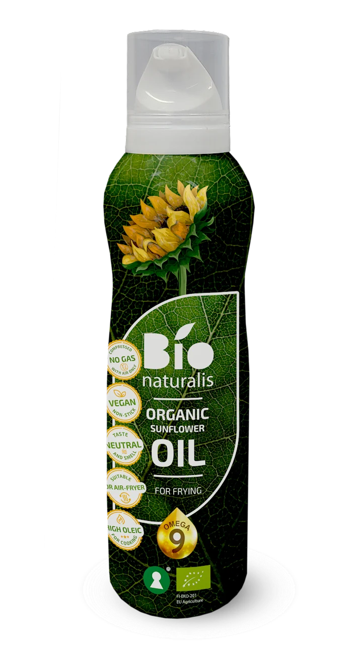 FRISCHES HONIGÖL (SPRAY) ZUM KOCHEN UND TIEFKÜHLEN Kaltgepresstes BIO 200 ml - EKKO (BIONATURALIS)