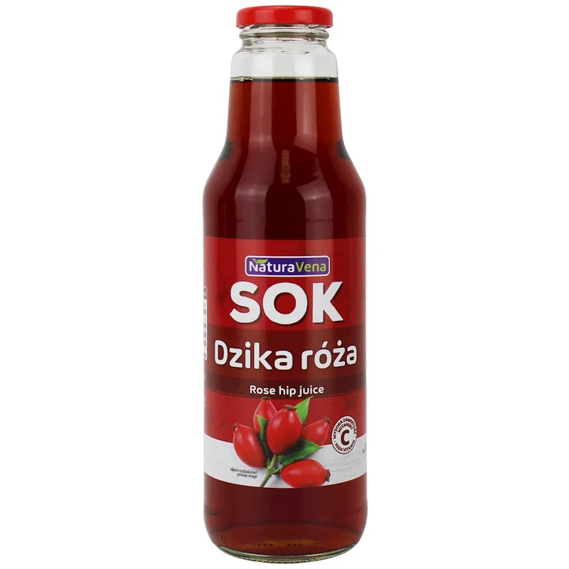 WILDROSEN-SAFT 100 % 750 ml - NATURAVENA