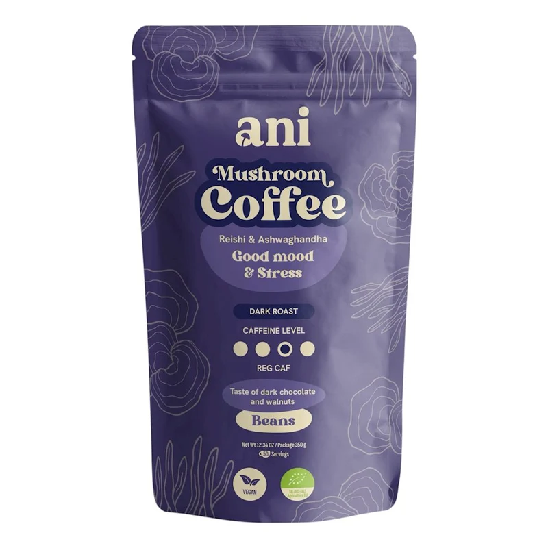 ARABICA-BEAN COFFEE MIT REISHI UND ASHWAGANDHA BIO 350 g - ANI