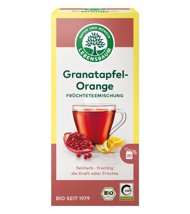 GRANATEN-ORANGE BIO-TEE (20 x 2 g) 40 g - LEBENSBAUM