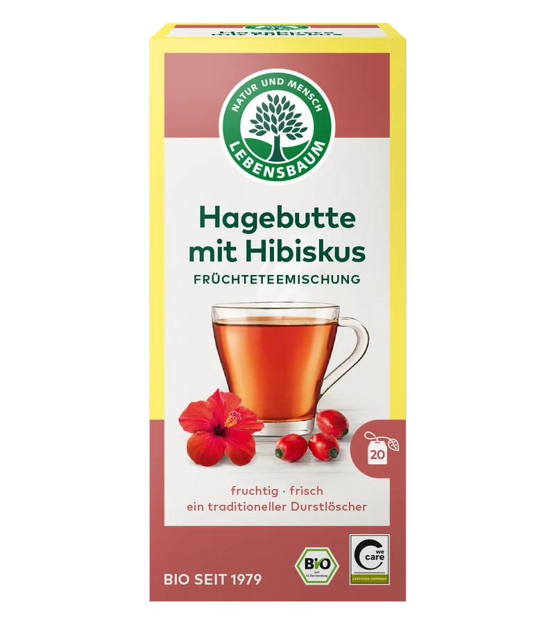 WILDROSE & HIBISKUS BIO (20 x 2,5 g) 50 g - LEBENSBAUM