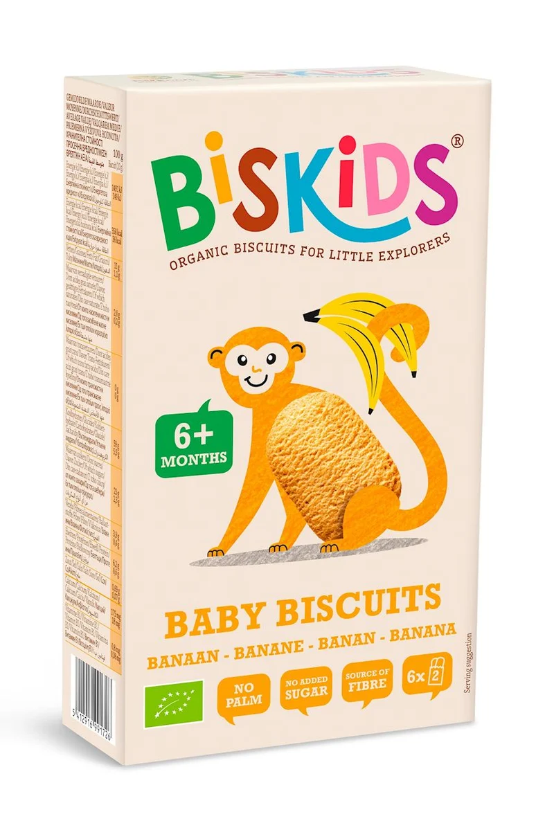 BANANENKÜCHEN AB 6 MONATEN BIO 120 g - BISKIDS