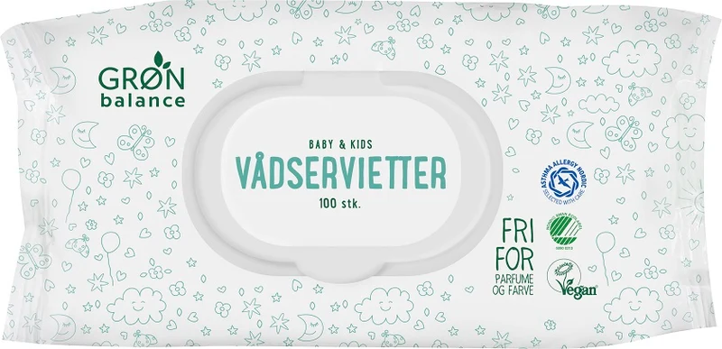 ECO WIPE TISSUE für KINDER 100 Stk. - GRON BALANCE