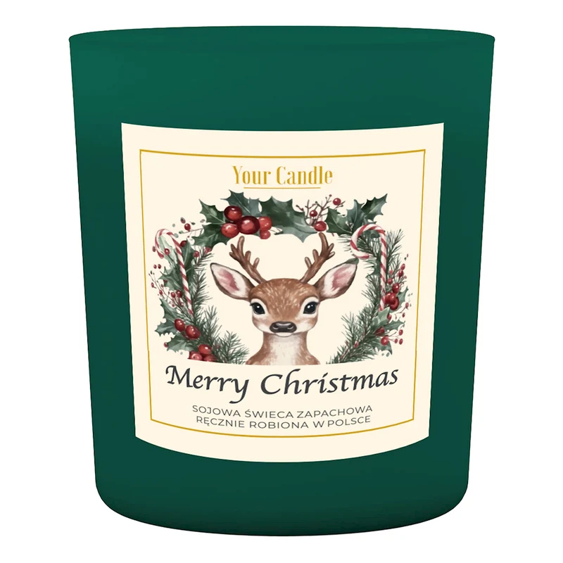 MERRY CHRISTMAS Duftsojakerze 180 ml - IHRE KERZE (JAHRESZEITPRODUKT)