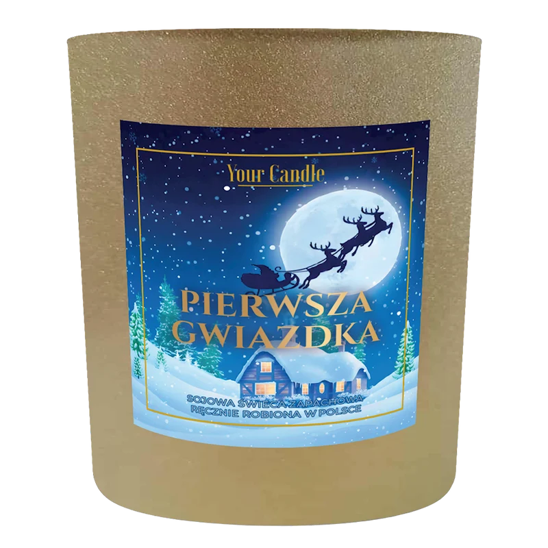 FIRST STAR Duftsockelkerze 180 ml - IHRE KERZE (SAISONPRODUKT)