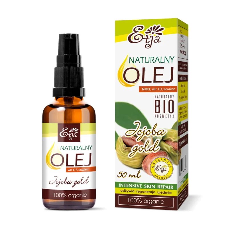 Jojobaöl gold BIO unraffiniert 50 ml ETJA DATE: 12.2025