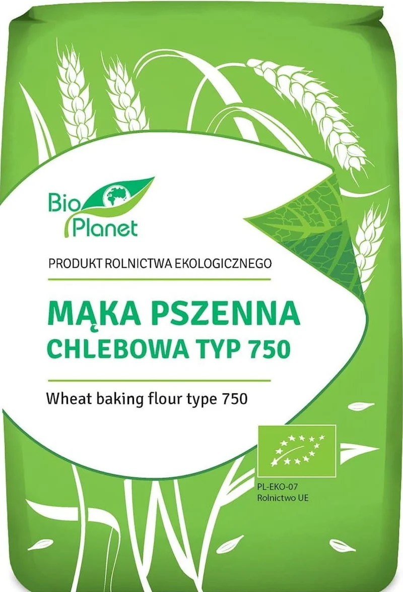 Brotweizenmehl Typ 750 1 kg - BIO PLANET DATE: 12.2025
