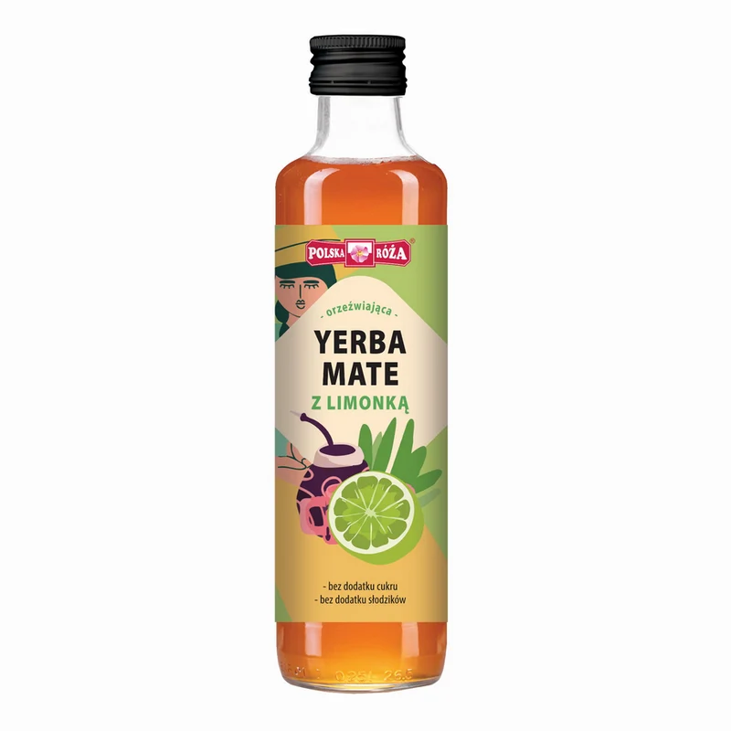 Yerba-Mate-Tee mit Limette 250ml POLSKA RÓŻA