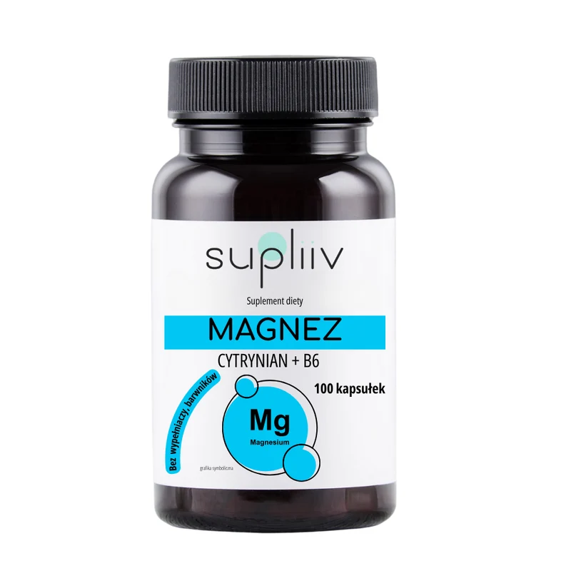 Magnesiumcitrat + B6 100 Kapseln SUPLIIV