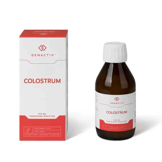 GENACTIV Kolostrumsuspension 150ml - bioaktives Lyophilisat 2h 500mg