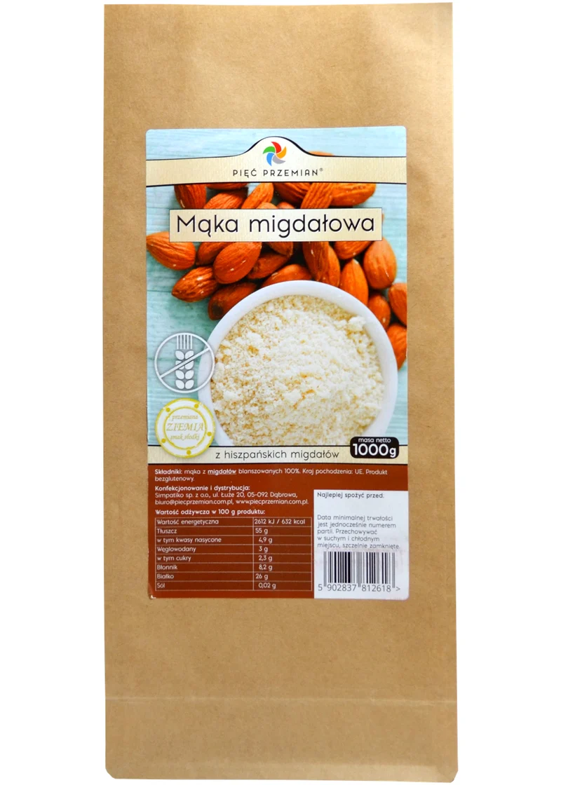 FIVE CHANGES Glutenfreies Mandelmehl 1000g
