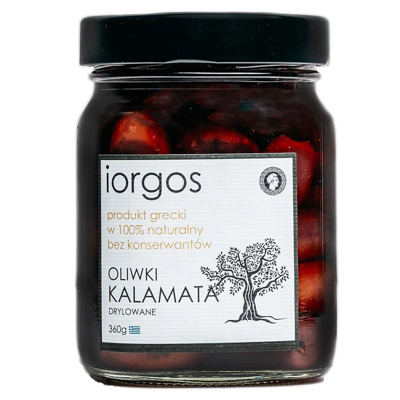 PREMIUM Kalamata-Oliven - entkernt IORGOS, 360g