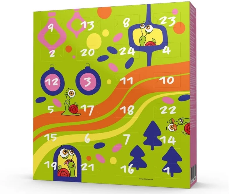 Adventskalender-Snacks und Gelees B/C 135g