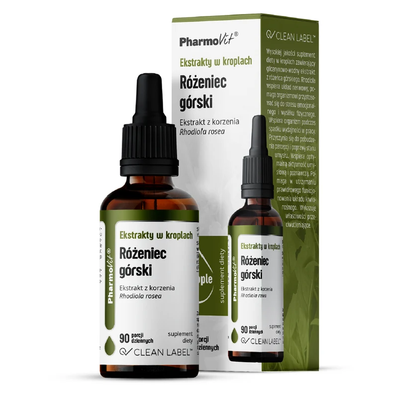 GORGEOUS ROSENEWAL EXTRACTS IN DROPS 30 ml - PHARMOVIT (CLEAN LABEL)