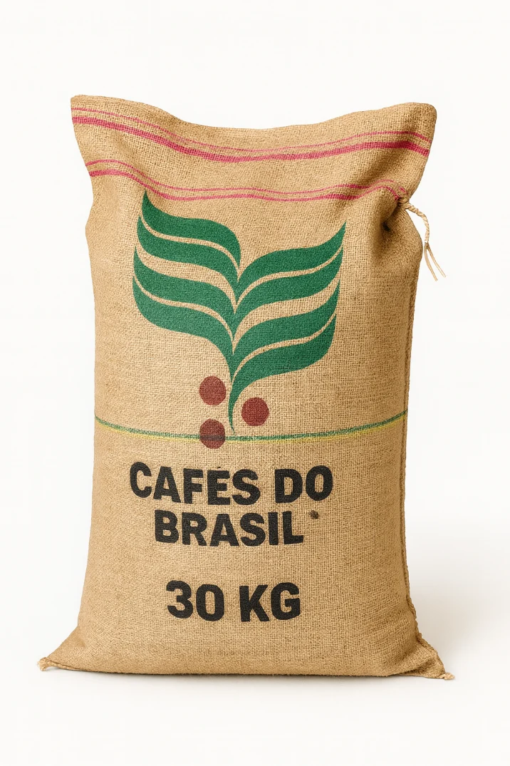 Robusta Brazil Santos Kaffee - Grüne Bohnen 30kg