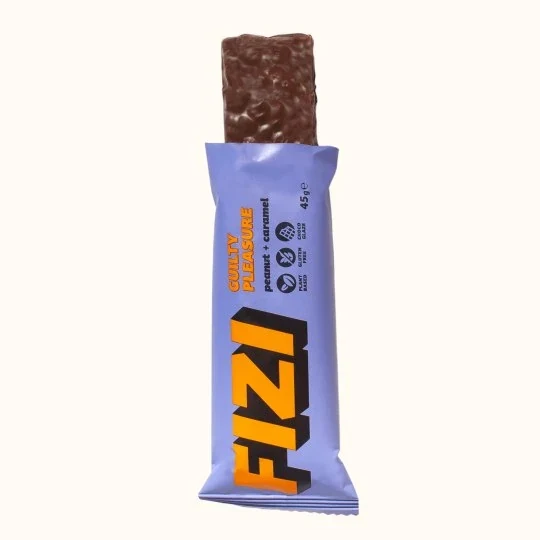 Barre enrobée de Chocolat Cacahuète + Caramel 45 g – FIZI
