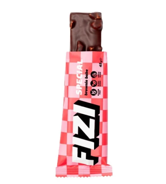 Barre enrobée de Chocolat Sans Gluten Brownie Babe 45 g – FIZI