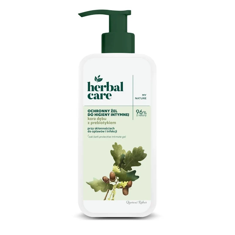 HERBAL CARE Schützendes Intimpflegegel Eichenrinde mit Präbiotikum 330ml FARMONA
