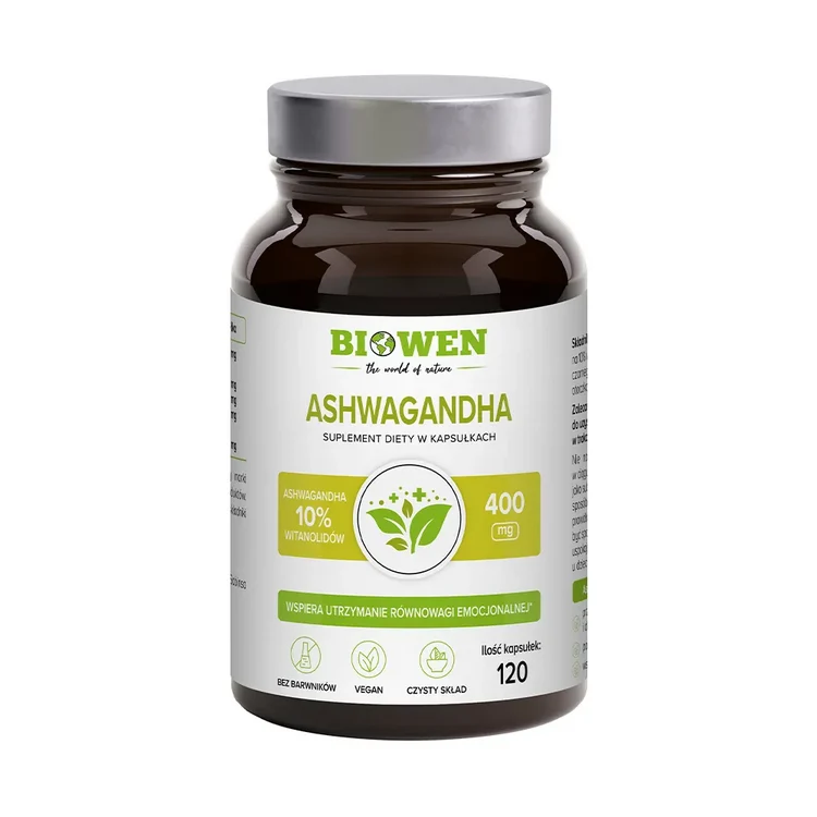 BIOWEN Ashwagandha-Extrakt 400mg, 120 Kapseln
