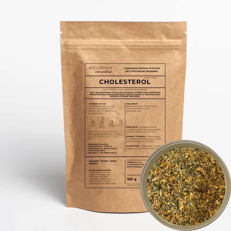 Cholesterin - Kräutertee 100g ZIELARZPOLSKI.PL