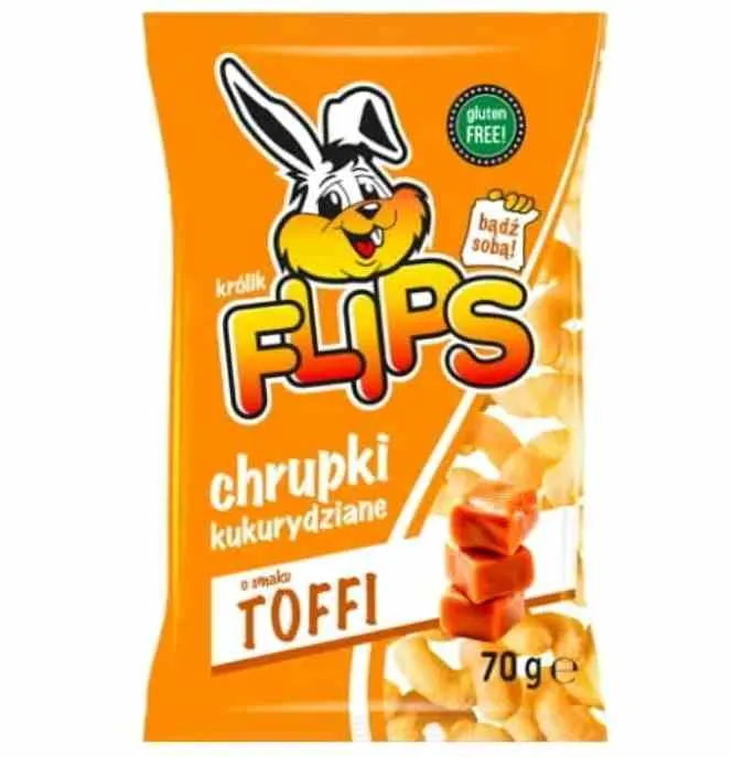 Sante Flips Mais-Chips mit Toffee-Geschmack 70g