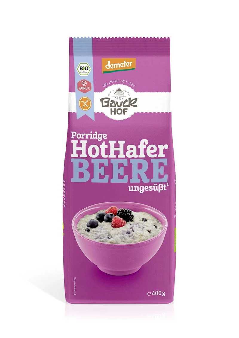 HAFERMALZ MIT FRÜCHTEN OHNE ZUCKERZUGABE DEMETER BIO 400 g - BAUCK HOF DATUM: 12.2025