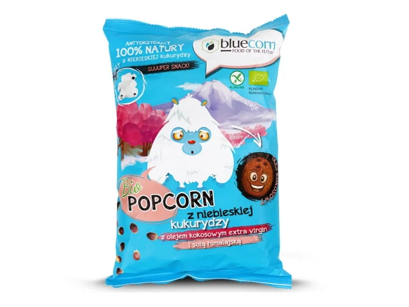 Popcorn aus blauem Mais mit Kokosnussöl BIO 50 g DATUM: 11.2025