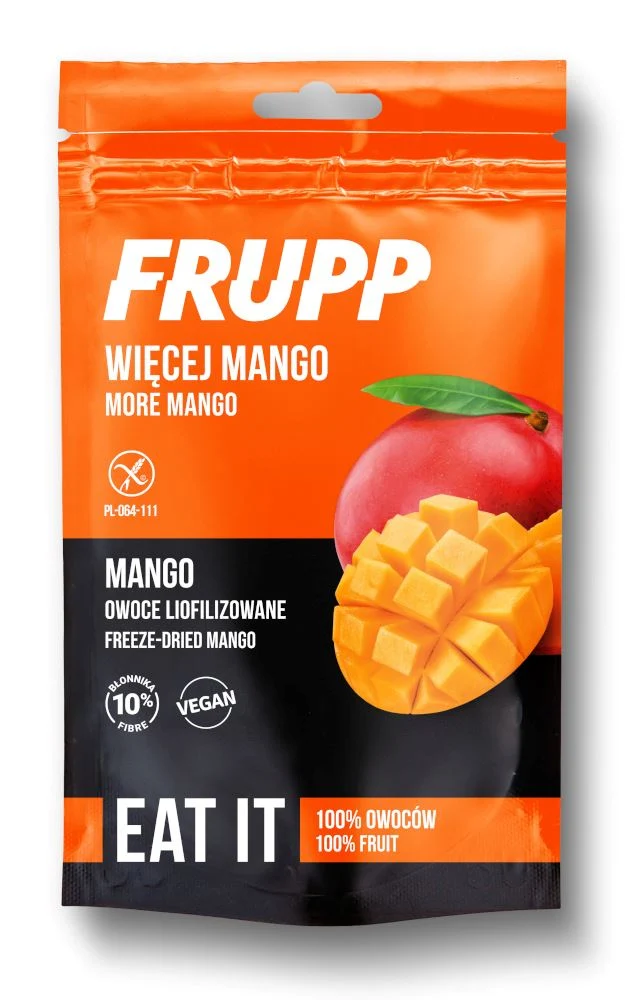 Glutenfreie gefriergetrocknete Mango 15 g - CELIKO (FRUPP) DATE: 11.2025