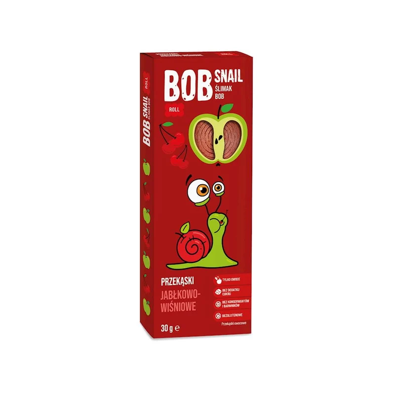 ZUCKERFREIE APFEL-PRINZEROLLEN Snack 30 g - BOB SNAIL DATE: 11.2025