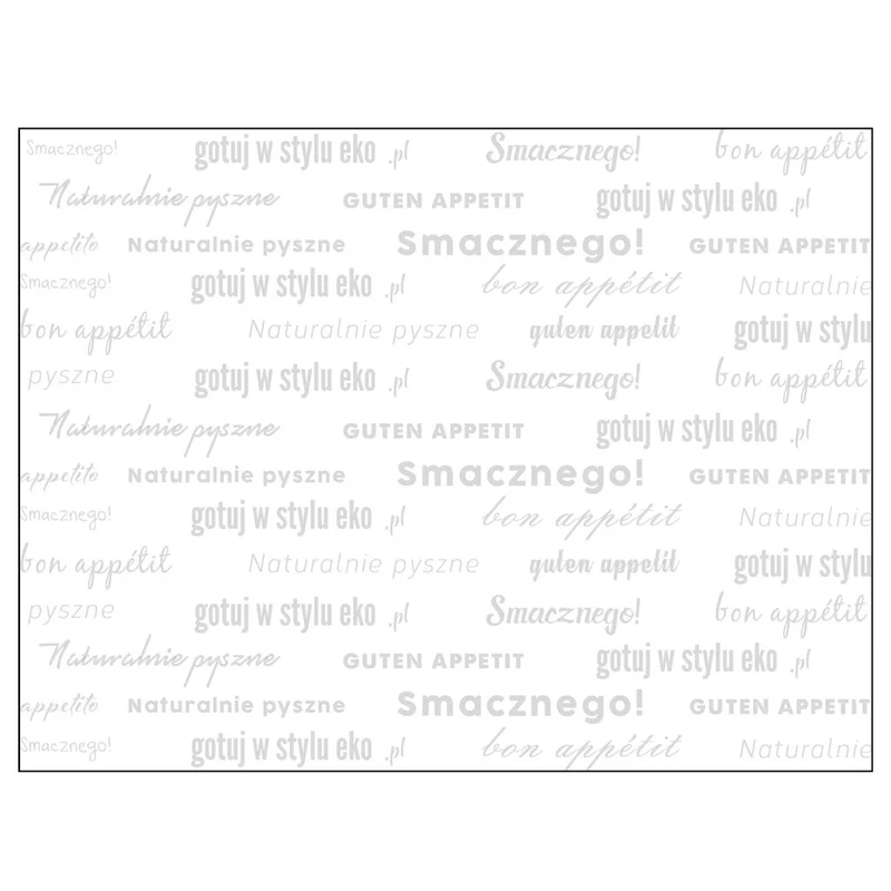 LEBENSMITTELVERPACKUNGSPAPIER 30 x 40 cm - REIS 5 kg