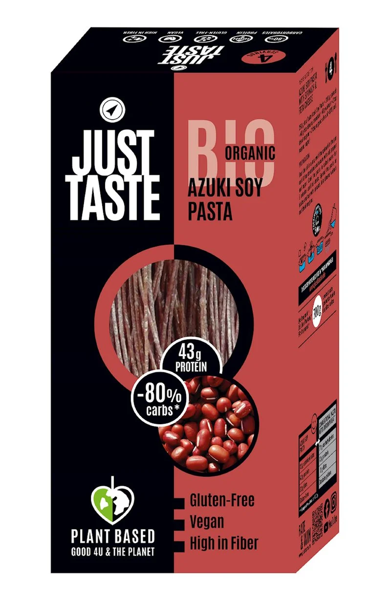 PROTEIN (SOJA UND ROTES ADZUKI FASOL) SPAGHETTI GLUTENFREI BIO 250 g - JUST TASTE