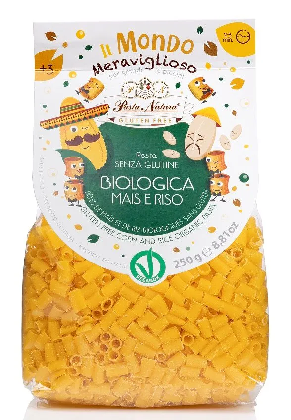 GUELUTENFREIE MINI RURKA MAKARON FÜR KINDER BIO 250 g - PASTA NATURA